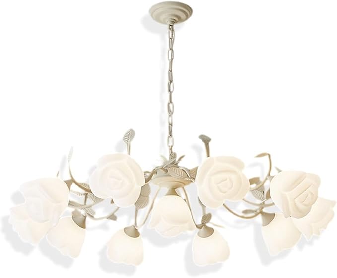 🤍✨ Farmhouse Crystal Chandelier 💡🏡 Rustic Elegance Glow 🌙