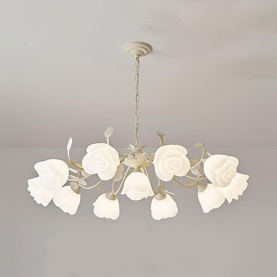 🤍✨ Farmhouse Crystal Chandelier 💡🏡 Rustic Elegance Glow 🌙