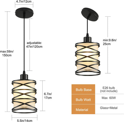 🌟💡 Modern Glass Pendant Light ✨🏡 Elegant Hanging Lamp 🌙🤍