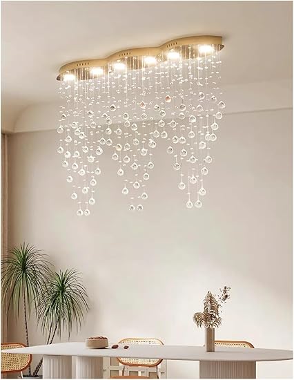 💎✨ Crystal Pendant Chandelier 🏡💡 Luxury Sparkle Glow 🌙🤍