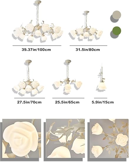 🤍✨ Farmhouse Crystal Chandelier 💡🏡 Rustic Elegance Glow 🌙