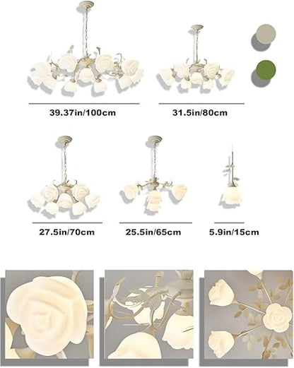 🤍✨ Farmhouse Crystal Chandelier 💡🏡 Rustic Elegance Glow 🌙