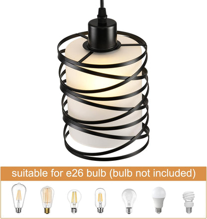 🌟💡 Modern Glass Pendant Light ✨🏡 Elegant Hanging Lamp 🌙🤍