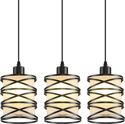 🌟💡 Modern Glass Pendant Light ✨🏡 Elegant Hanging Lamp 🌙🤍