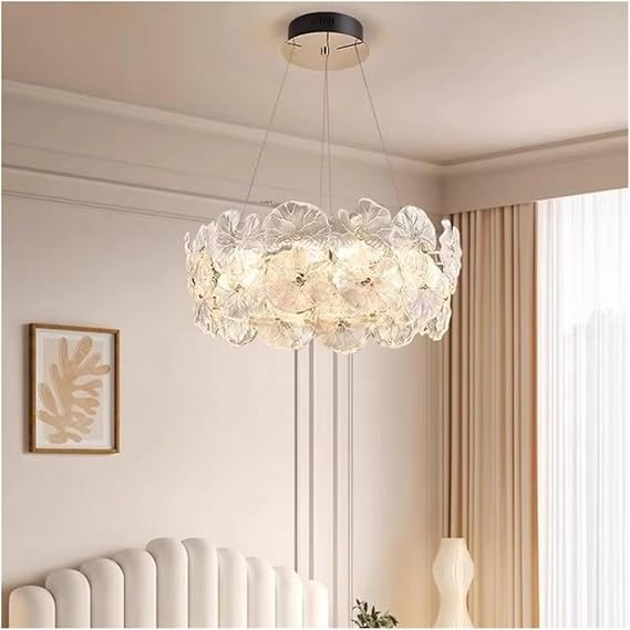 💡✨ Modern Bedroom Chandelier 🏡🤍 Luxury Ambient Glow 🌙