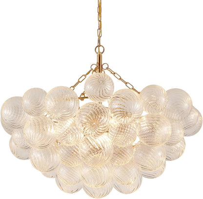 🌟✨ Modern Swirl Chandelier 💡🏡 Luxury Ceiling Glow 🤍