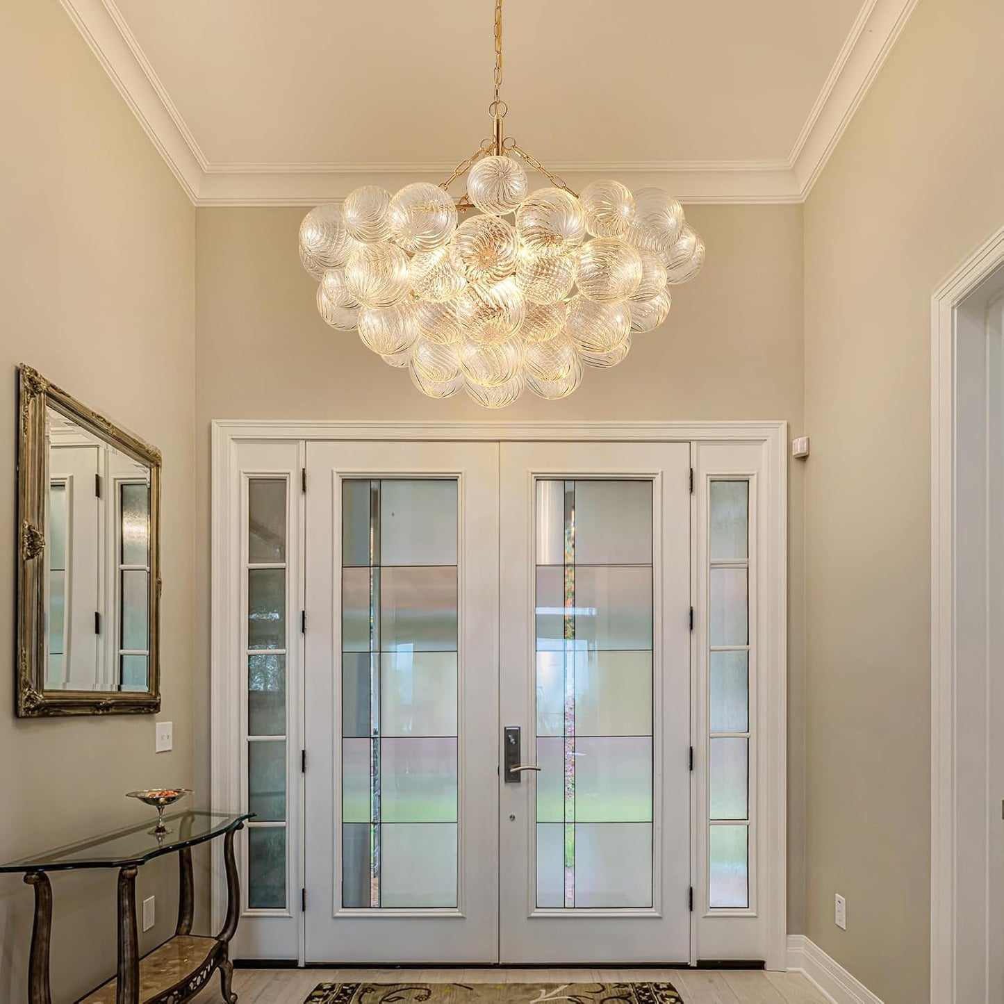🌟✨ Modern Swirl Chandelier 💡🏡 Luxury Ceiling Glow 🤍