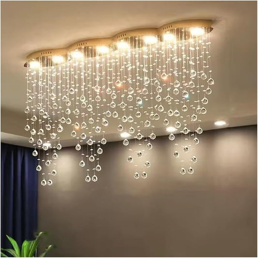 💎✨ Crystal Pendant Chandelier 🏡💡 Luxury Sparkle Glow 🌙🤍