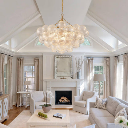 🌟✨ Modern Swirl Chandelier 💡🏡 Luxury Ceiling Glow 🤍