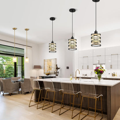 🌟💡 Modern Glass Pendant Light ✨🏡 Elegant Hanging Lamp 🌙🤍
