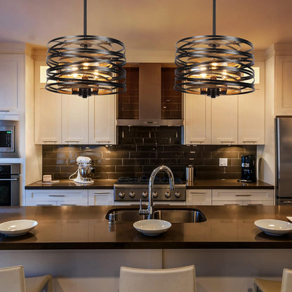 🤎🏡 Farmhouse Lantern Chandelier ✨💡 Rustic Ceiling Glow 🌾